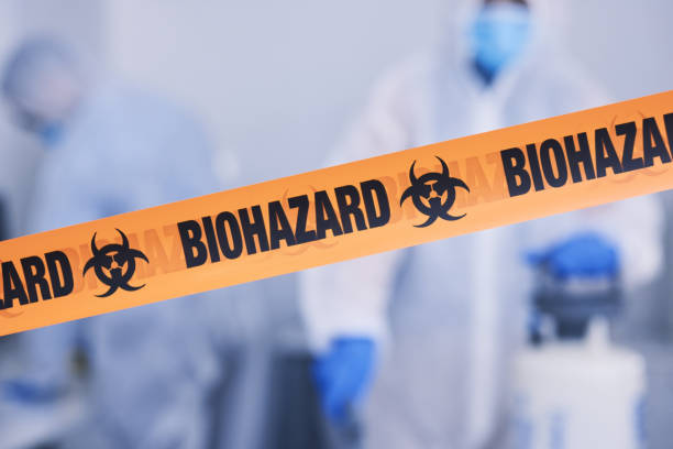 Professional Unattended Death Cleanup technician working in Columbus, IN